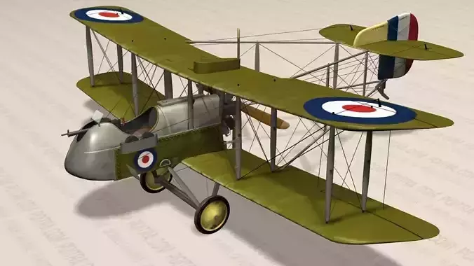 De Havilland DH 2 Fighter Aircraft - WWI - 1916 - Lt DH Geary - 