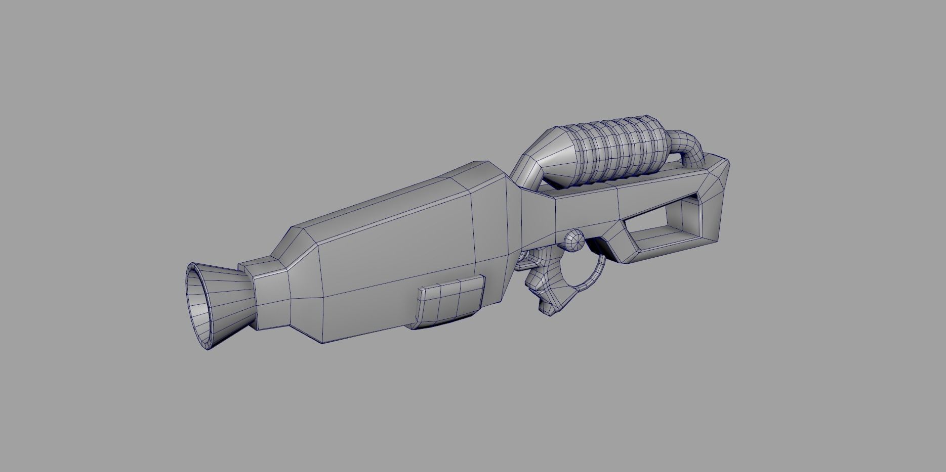 Gun Electro VR Unity PKG Low-poly 3D model_5