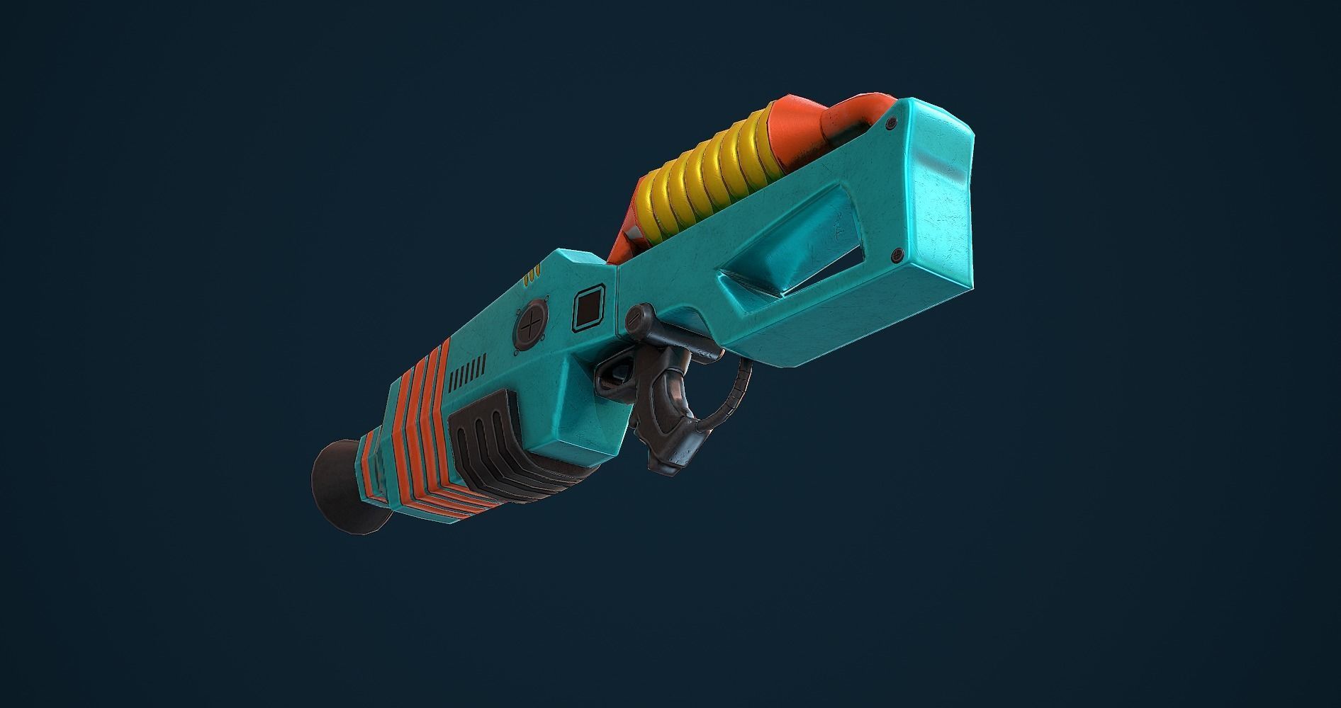 Gun Electro VR Unity PKG Low-poly 3D model_3