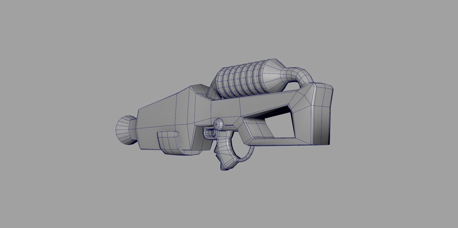 Gun Electro VR Unity PKG Low-poly 3D model_6