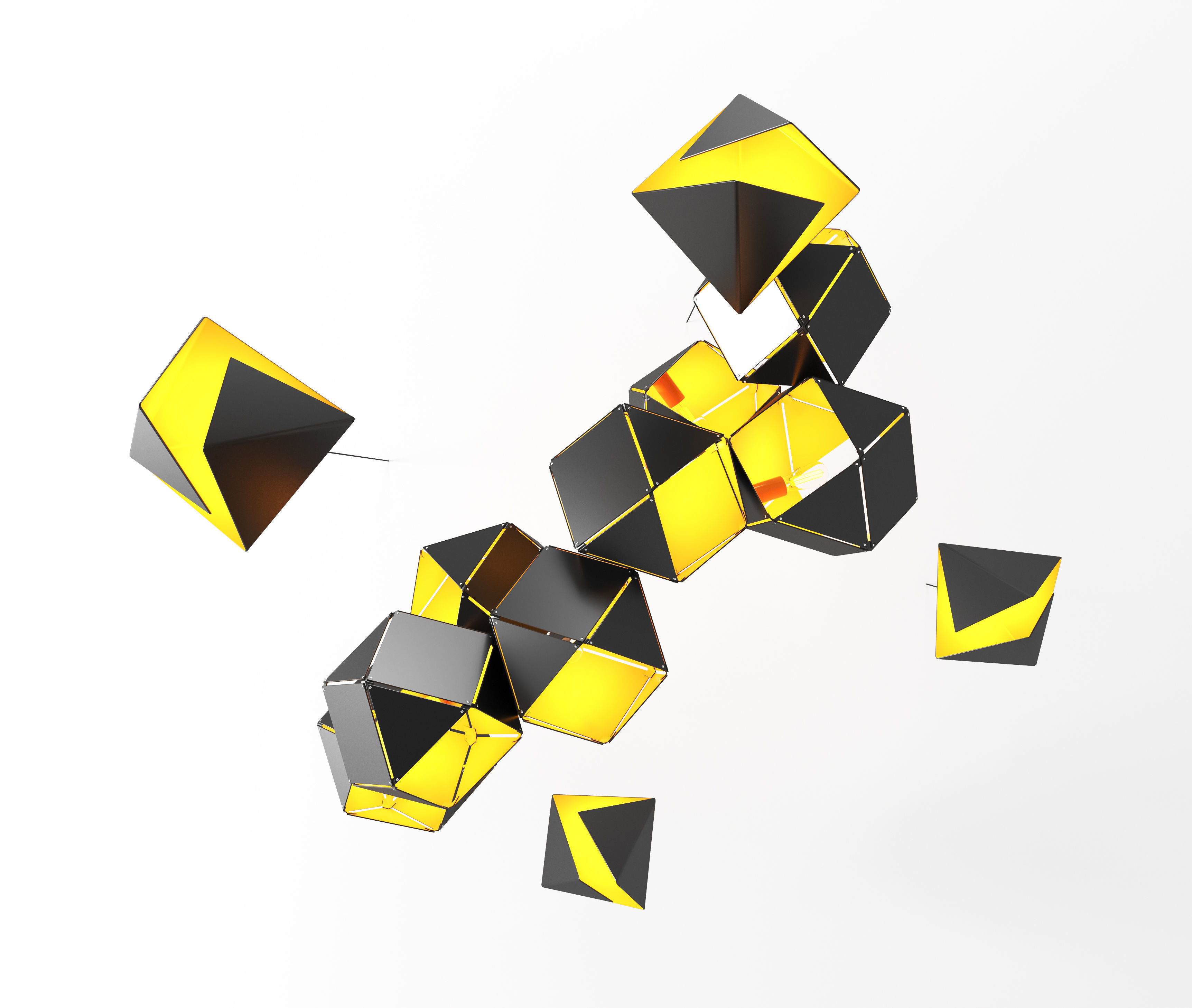 Welles Long Chandelier 3D model_9