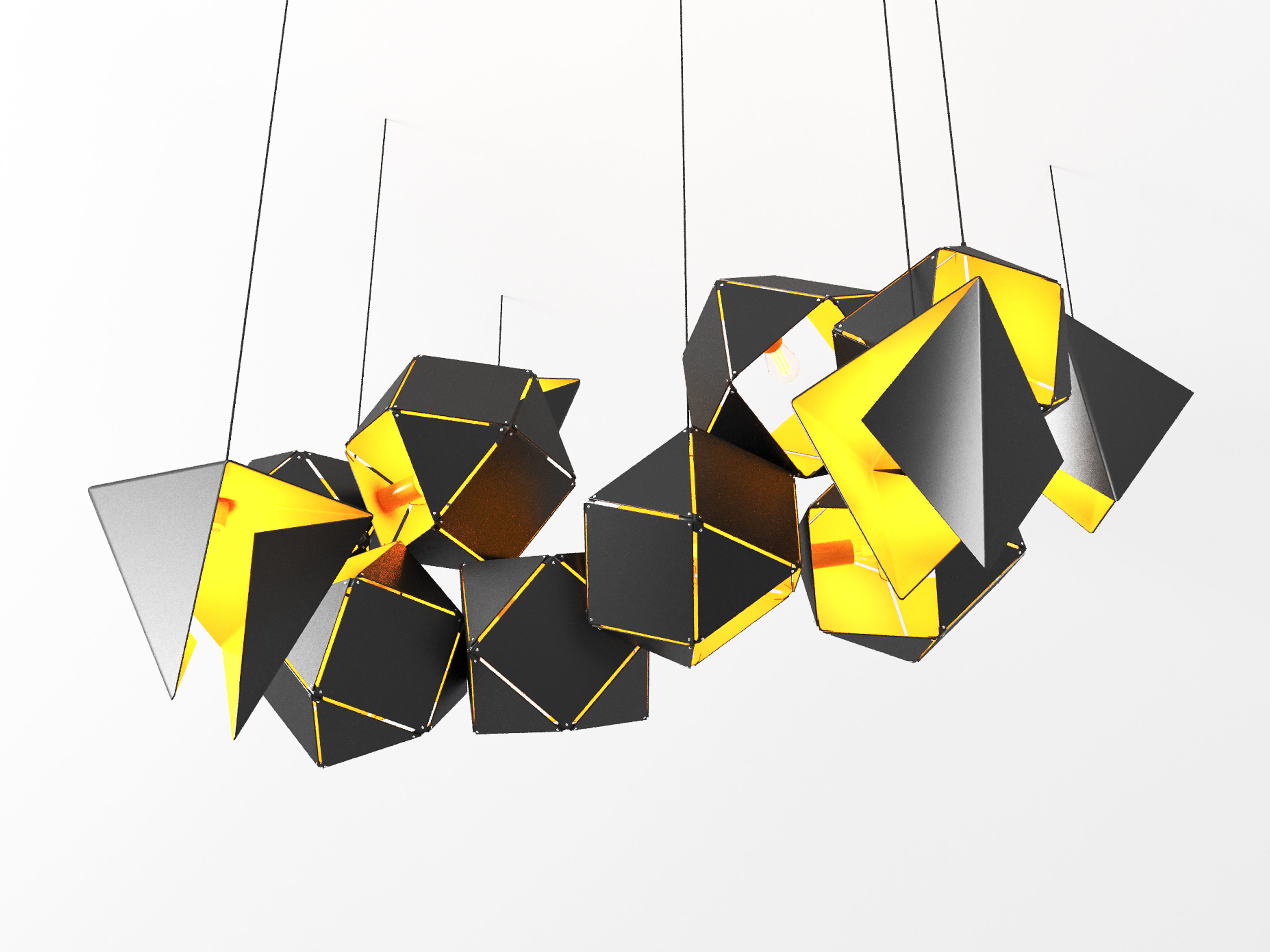 Welles Long Chandelier 3D model_11