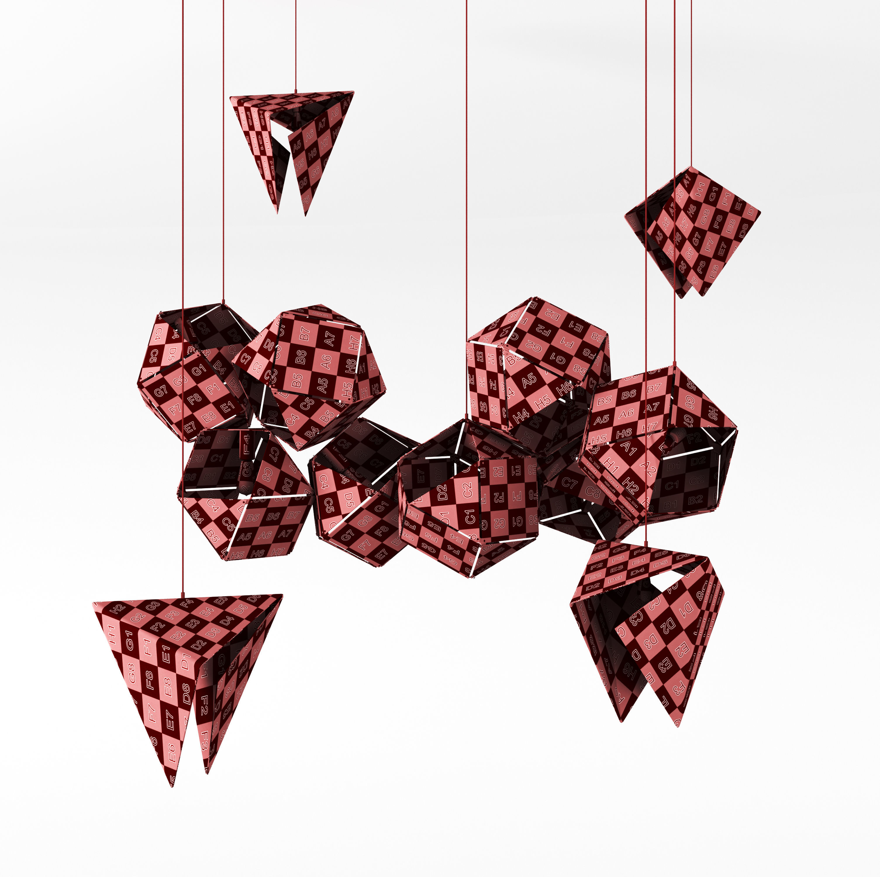 Welles Long Chandelier 3D model_16