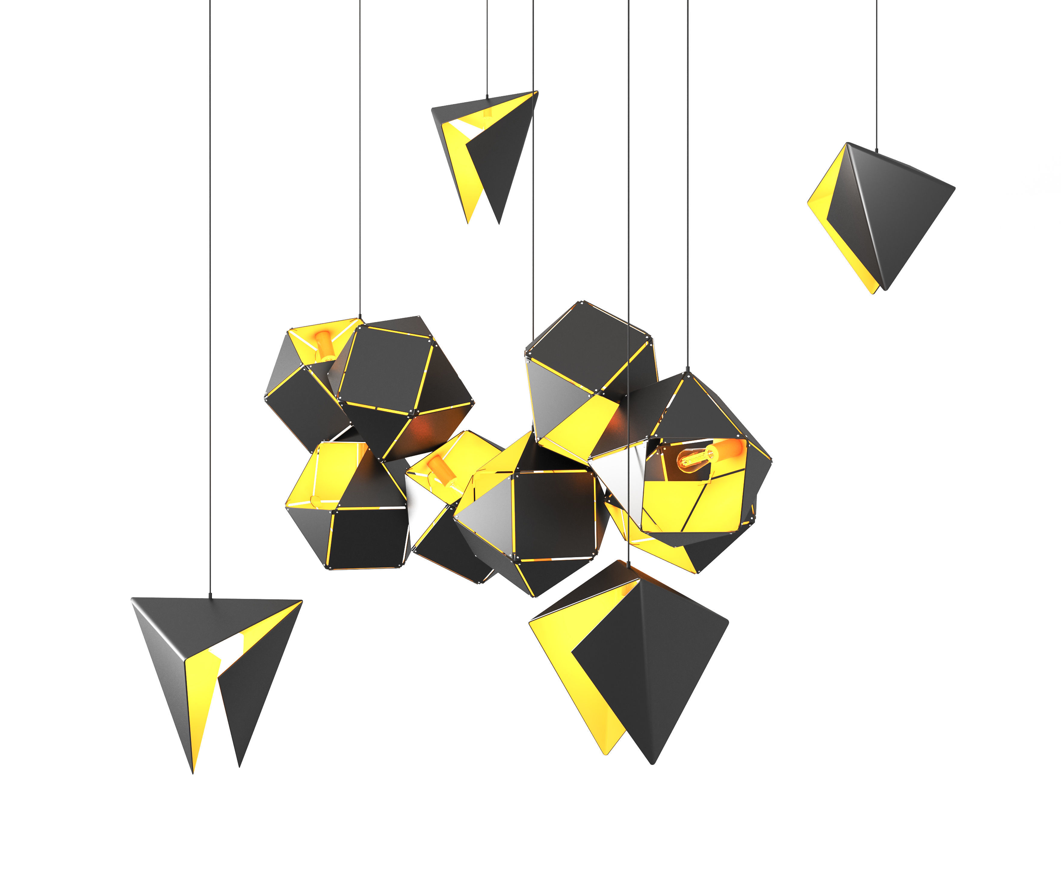 Welles Long Chandelier 3D model_7