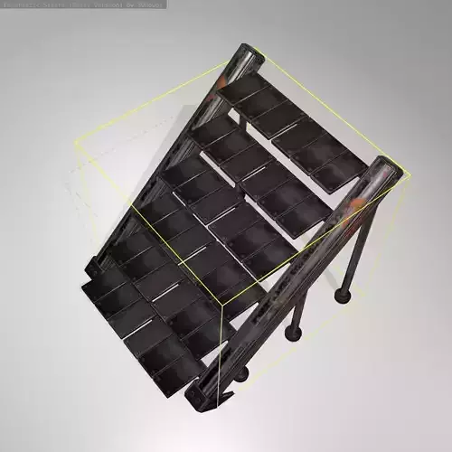 Futuristic Stairs - 16 - Rusty Textures