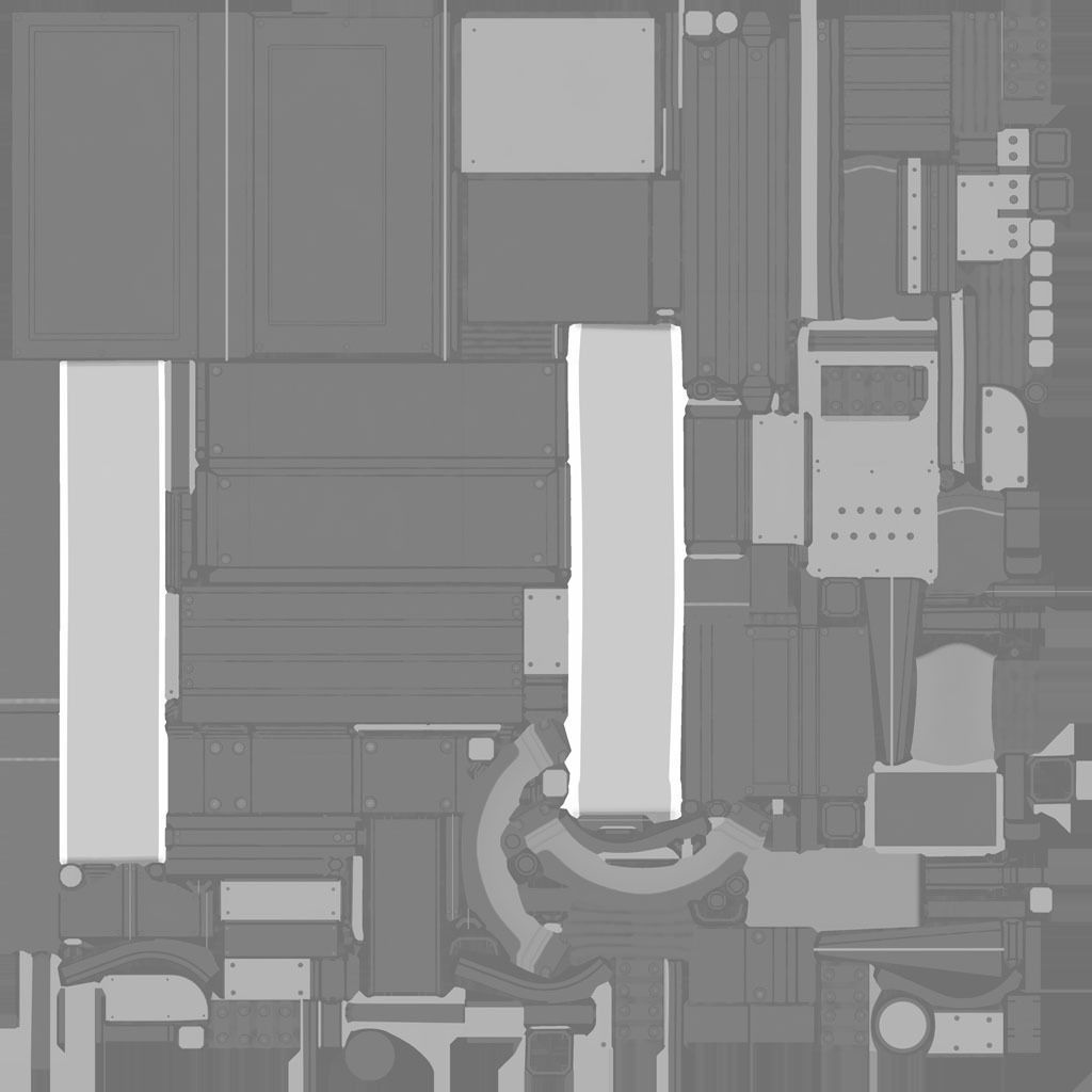 Futuristic Stairs - 19 - Rusty Textures Low-poly 3D model_45