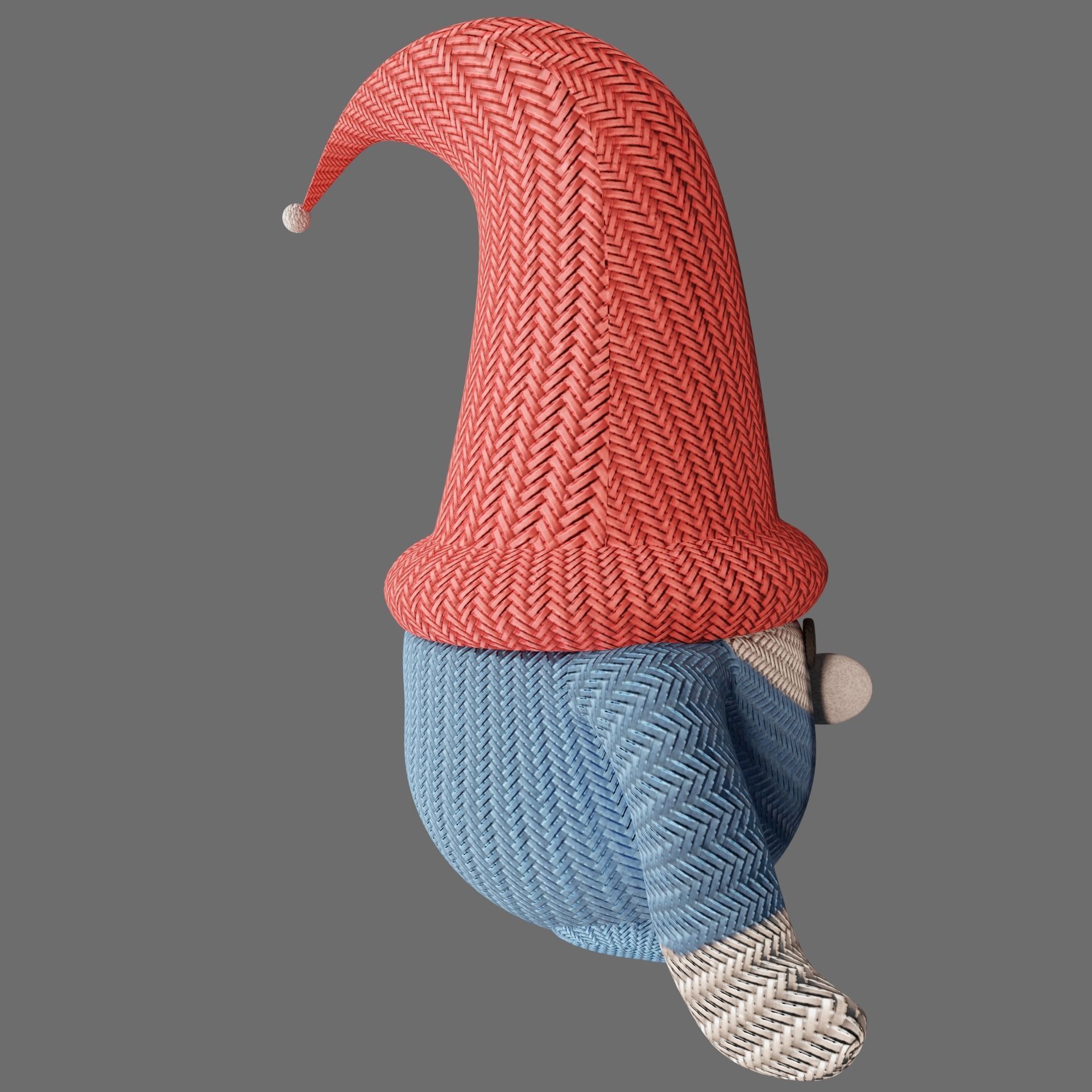 Christmas gnome 3D model_3