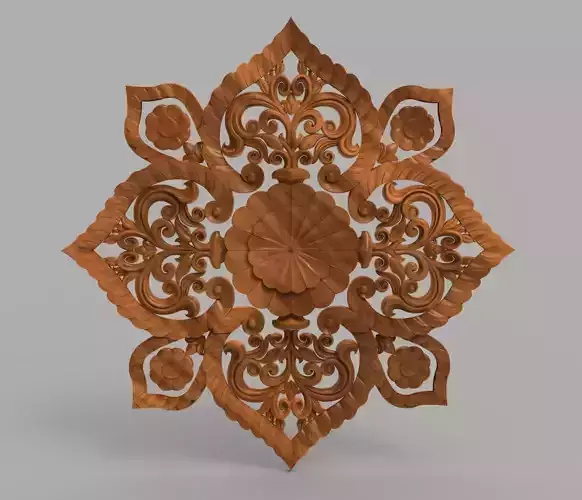 3d decoration wood carving