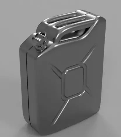 Gas canister 3D model_0