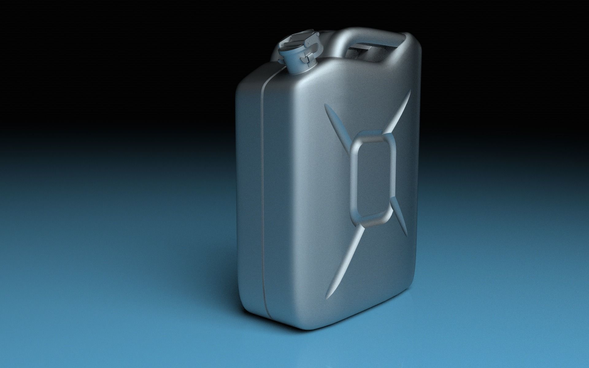 Gas canister 3D model_1