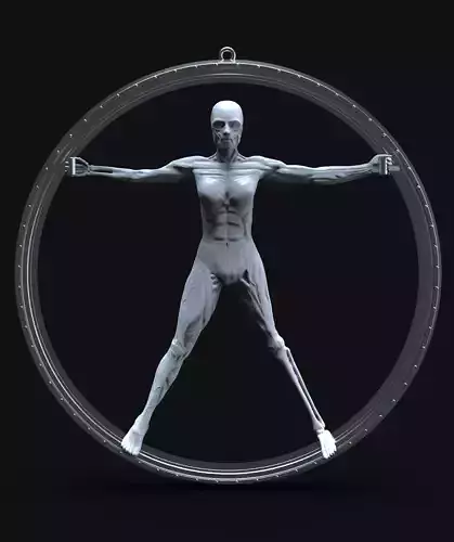 West world emblem ready for print 3d model