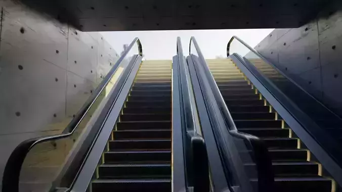 escalators escalator going up