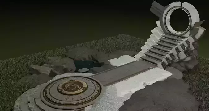 Elven-Altar - Elfen-Altar 3D model