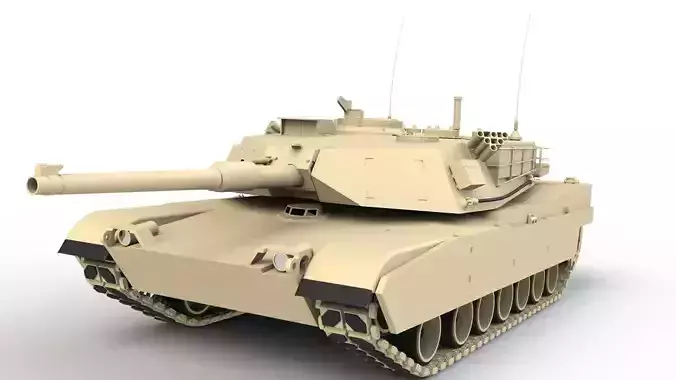 Abrams Tank M1 3D model
