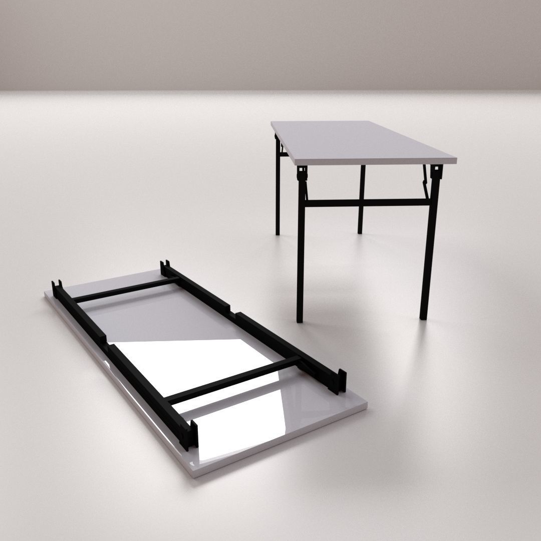 Banquet Table 3D model_2