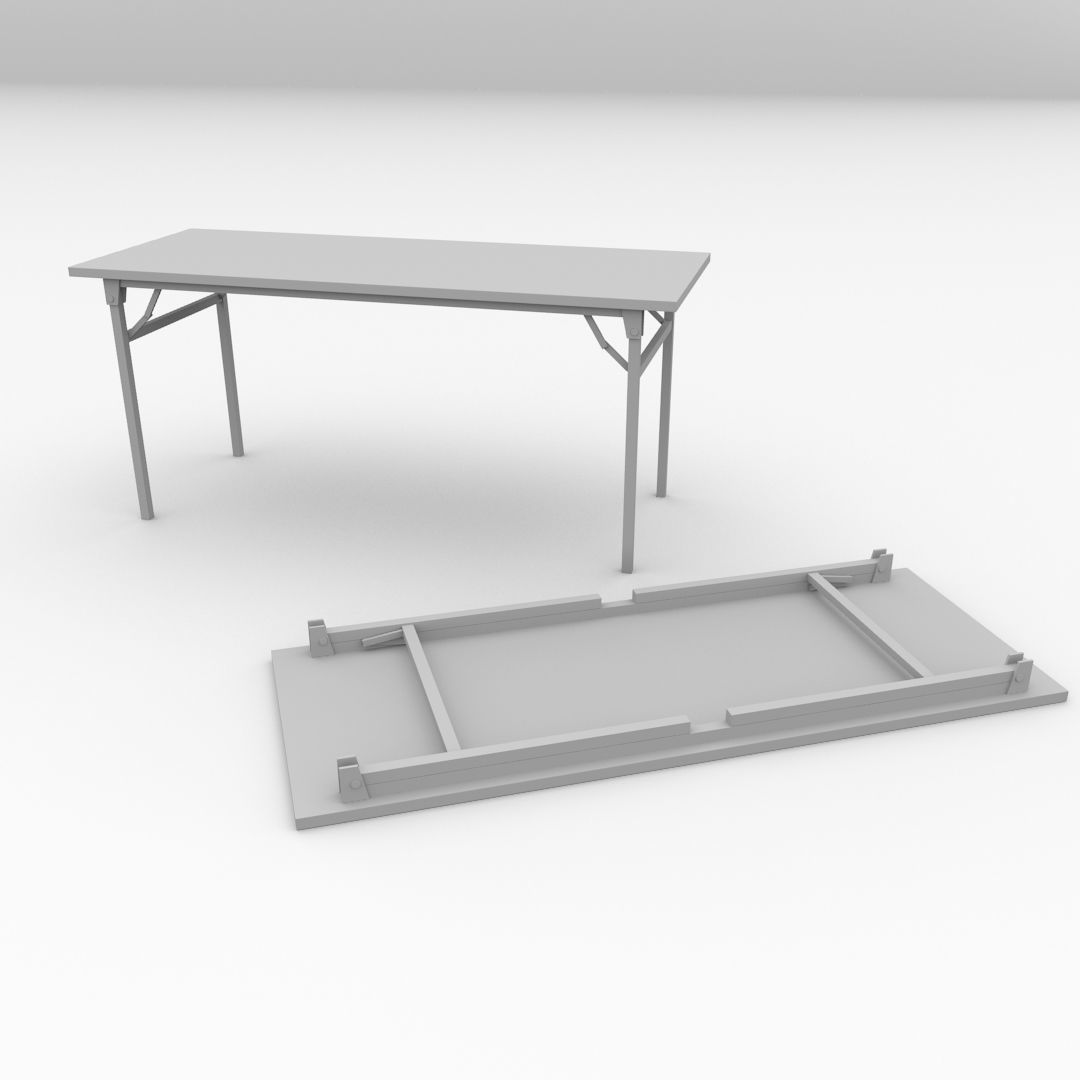 Banquet Table 3D model_3