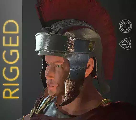 Roman Soldier Rigged