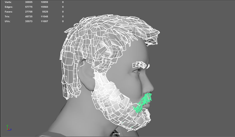 Roman Soldier With Beard Rigged Low-poly 3D model_6