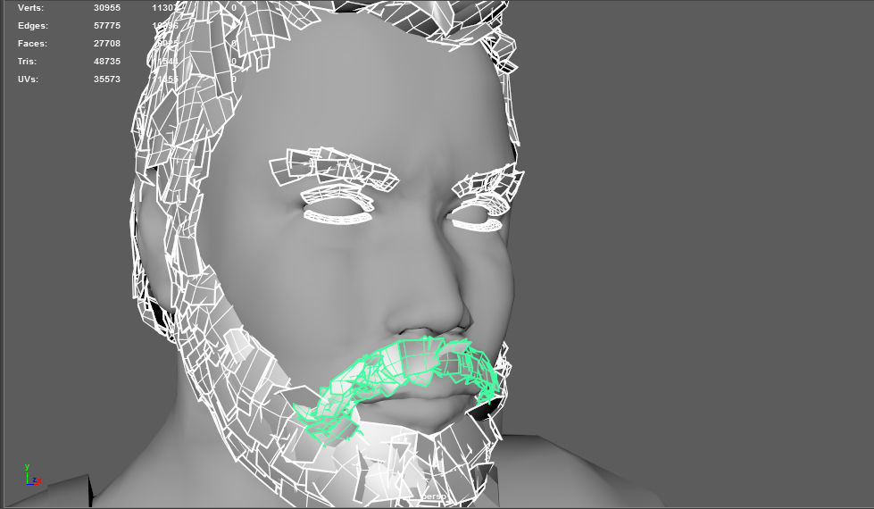 Roman Soldier With Beard Rigged Low-poly 3D model_7