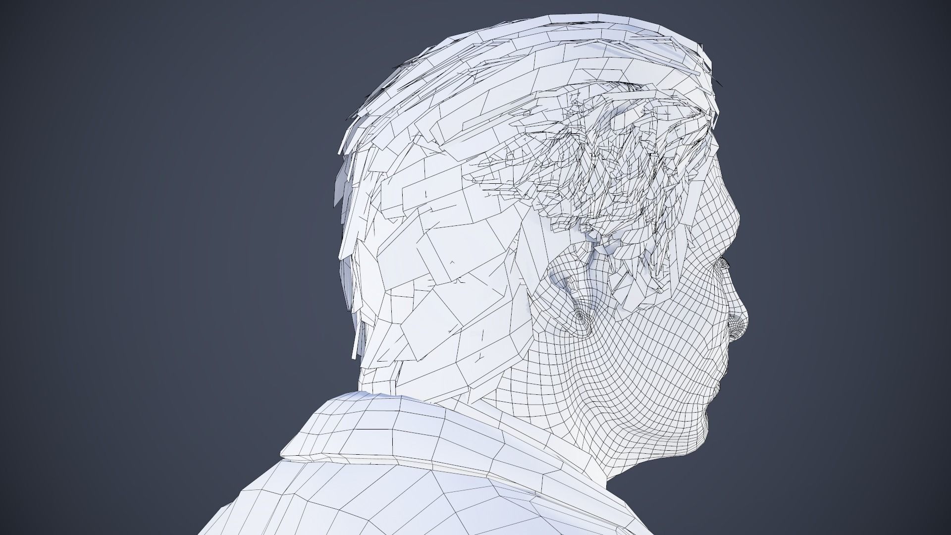 Cowboy Character Low-poly 3D model_82