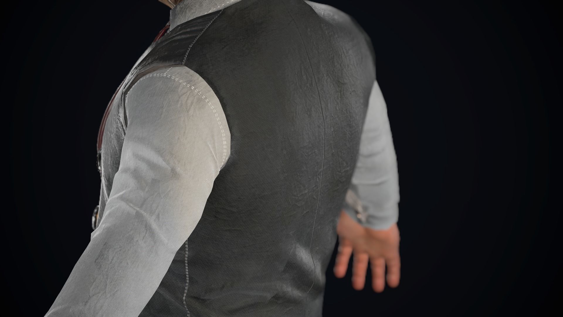 Cowboy Character Low-poly 3D model_60