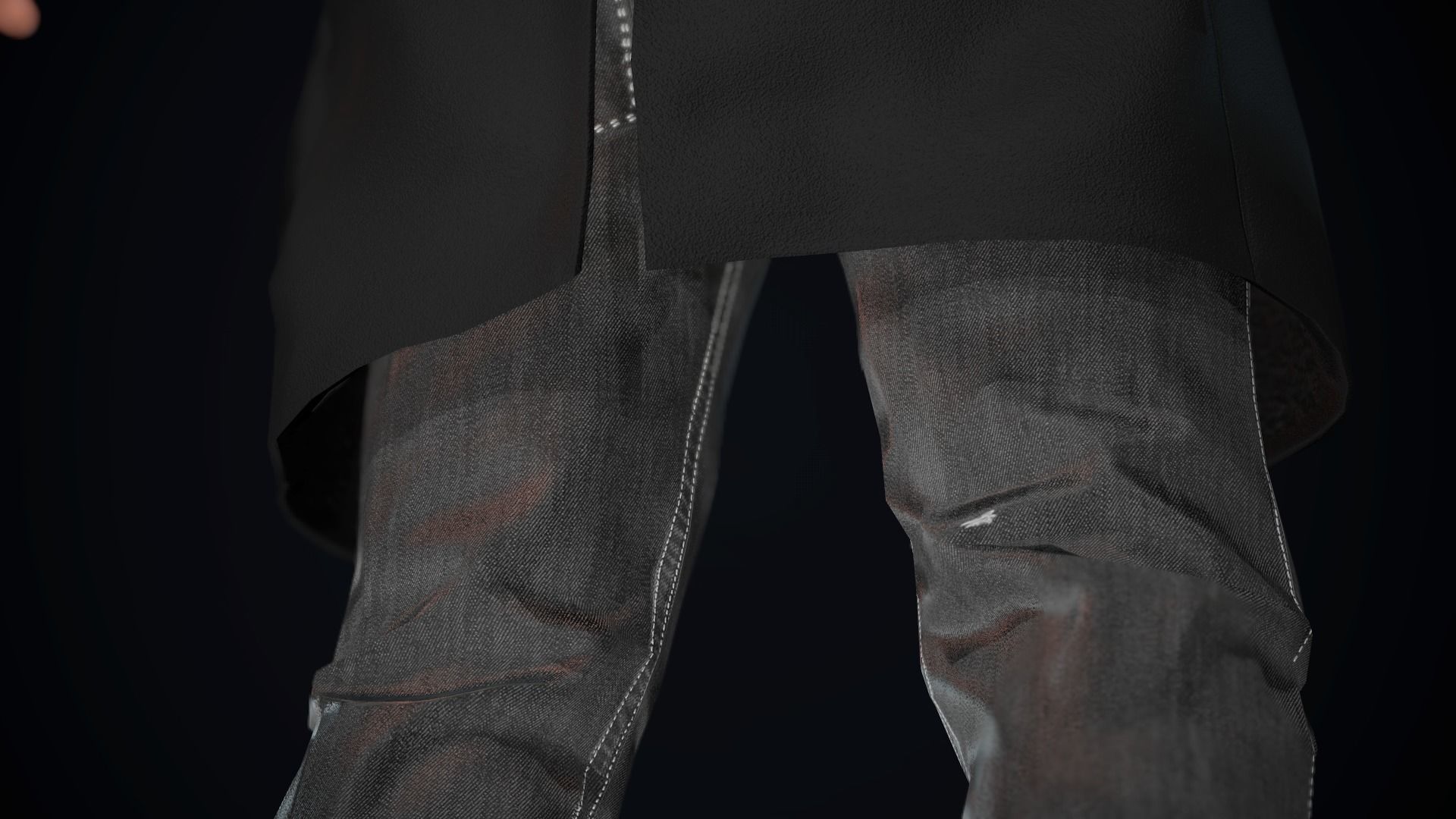 Cowboy Character Low-poly 3D model_46