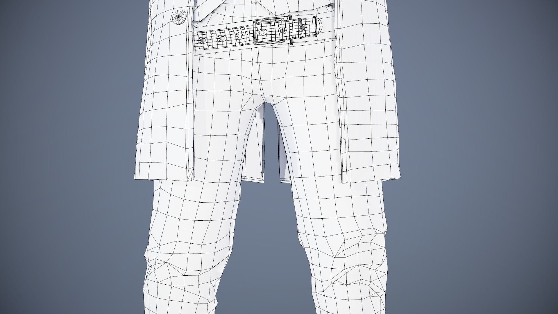 Cowboy Character Low-poly 3D model_73