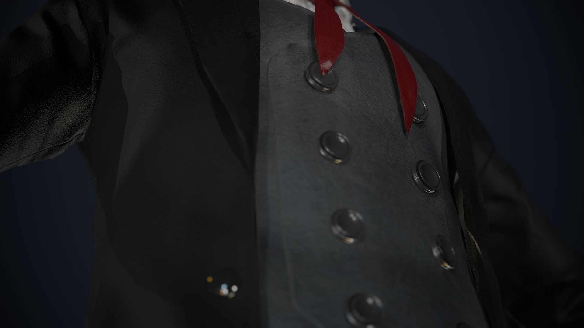 Cowboy Character Low-poly 3D model_25