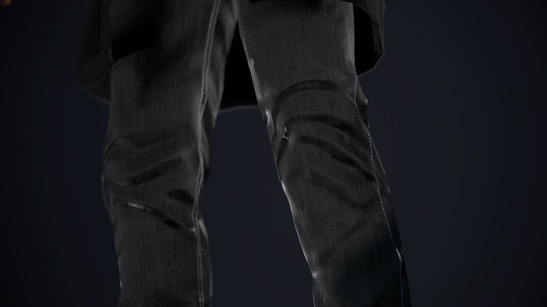 Cowboy Character Low-poly 3D model_39