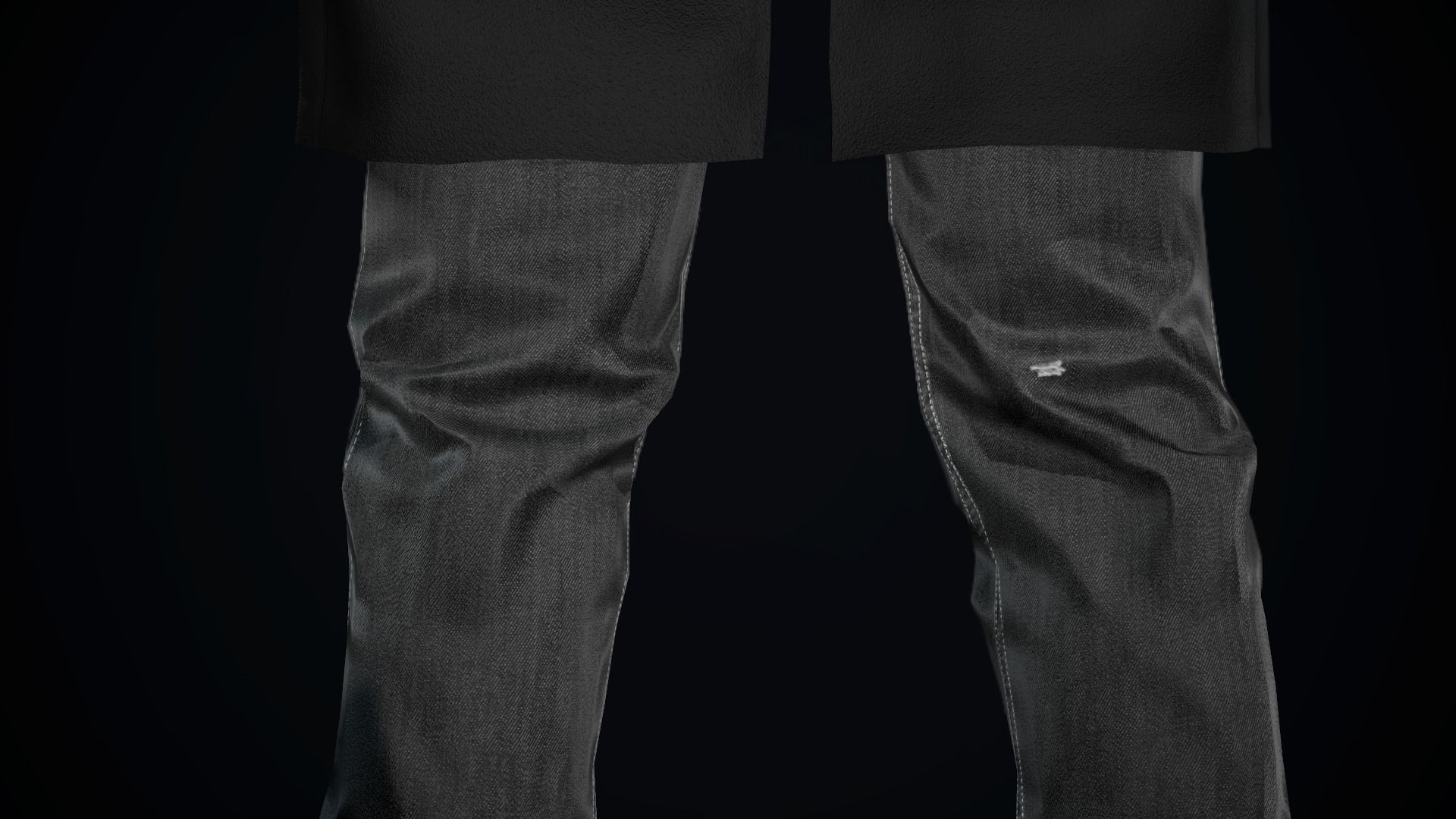 Cowboy Character Low-poly 3D model_40