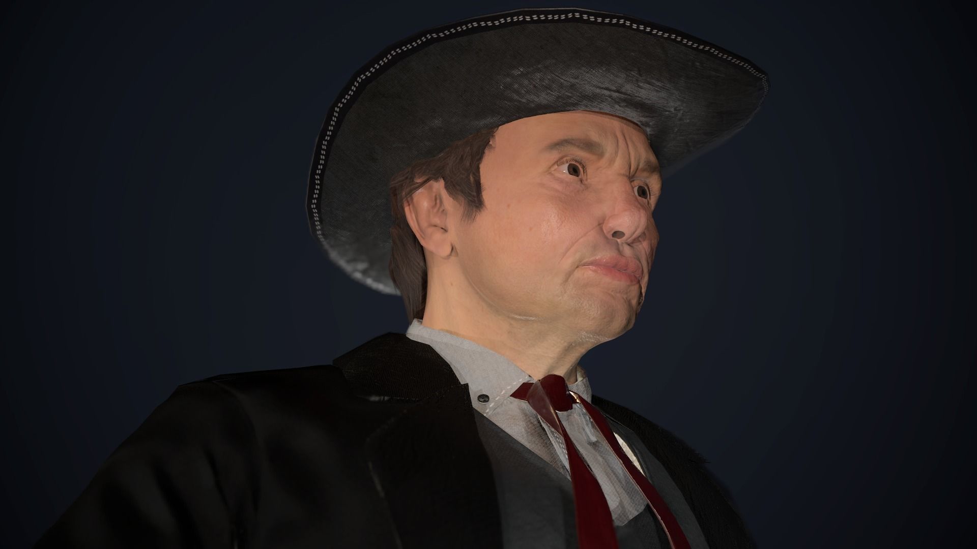 Cowboy Character Low-poly 3D model_15