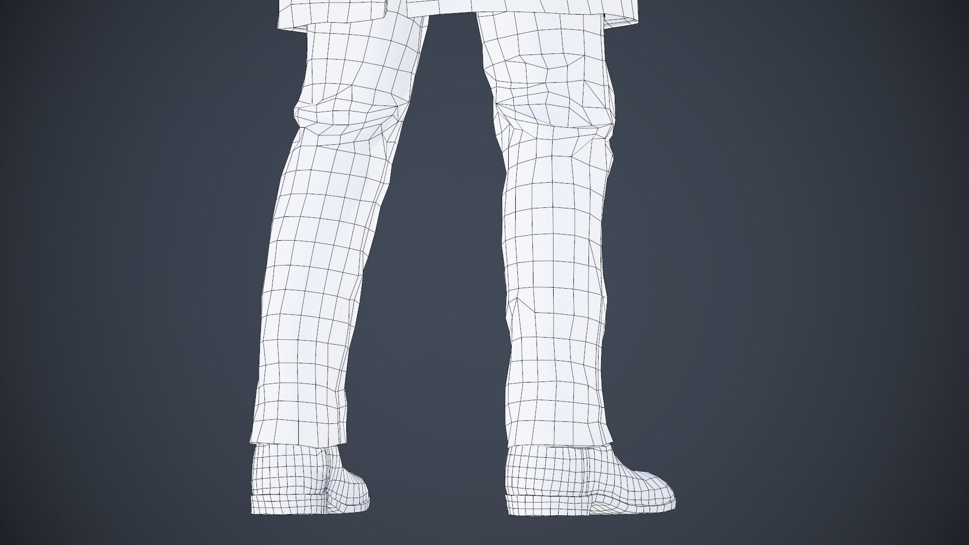 Cowboy Character Low-poly 3D model_79