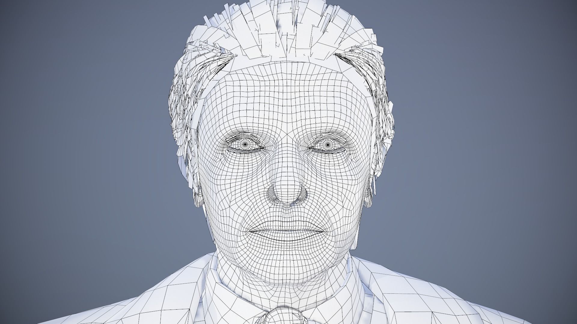 Cowboy Character Low-poly 3D model_77