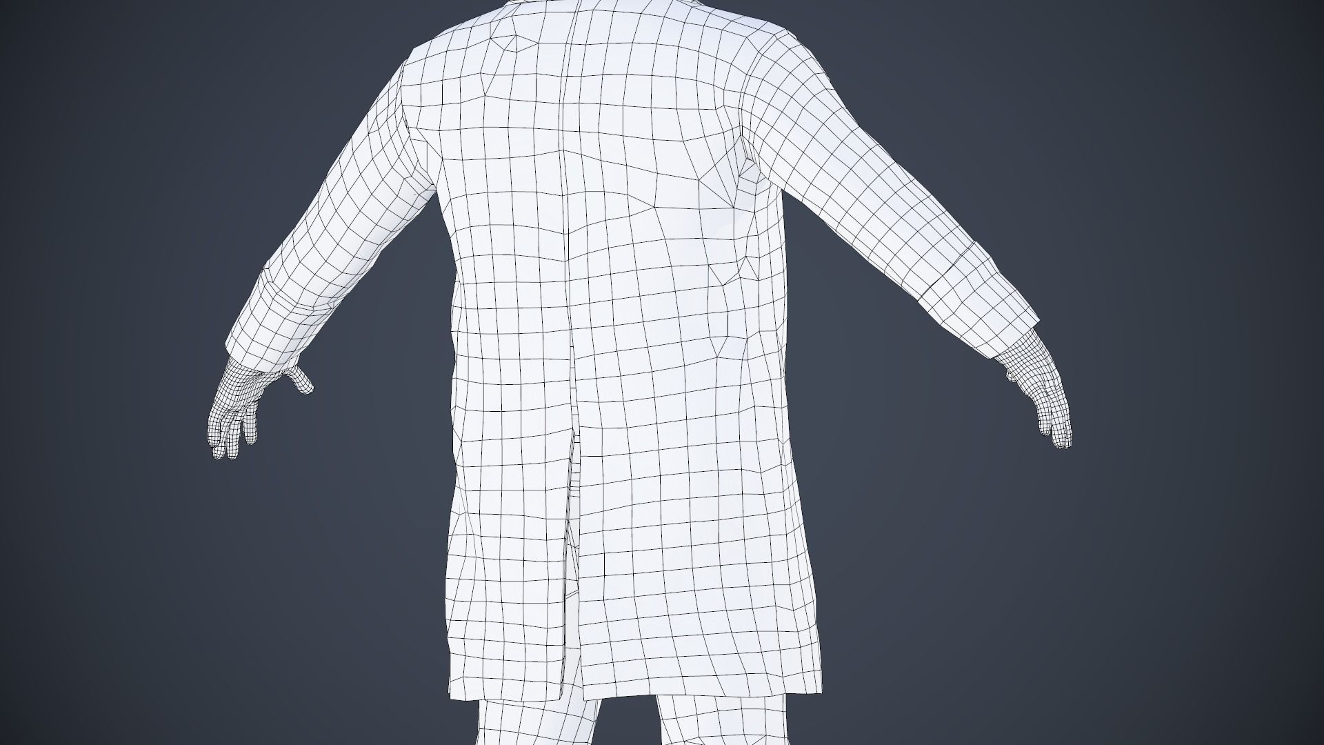 Cowboy Character Low-poly 3D model_80