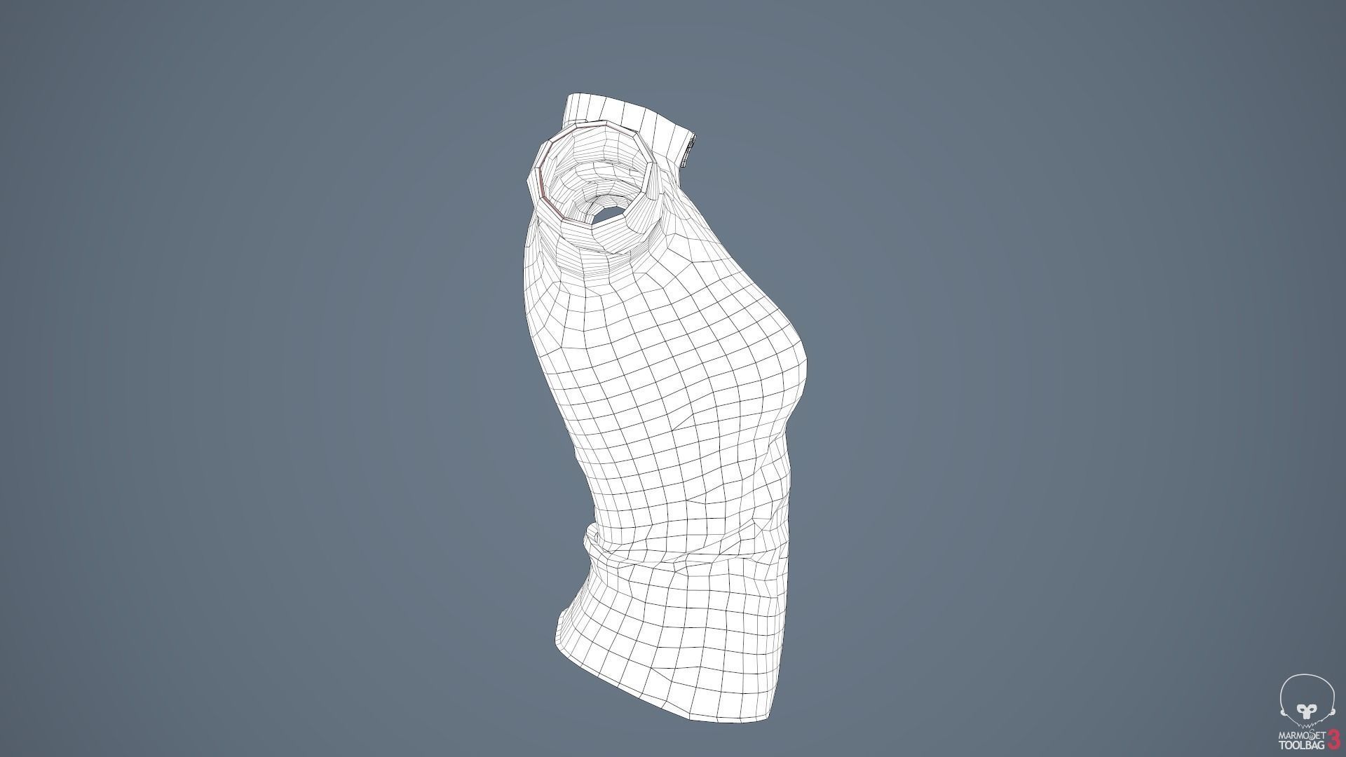 Female Leather Jacket-Free Model Free low-poly 3D model_39