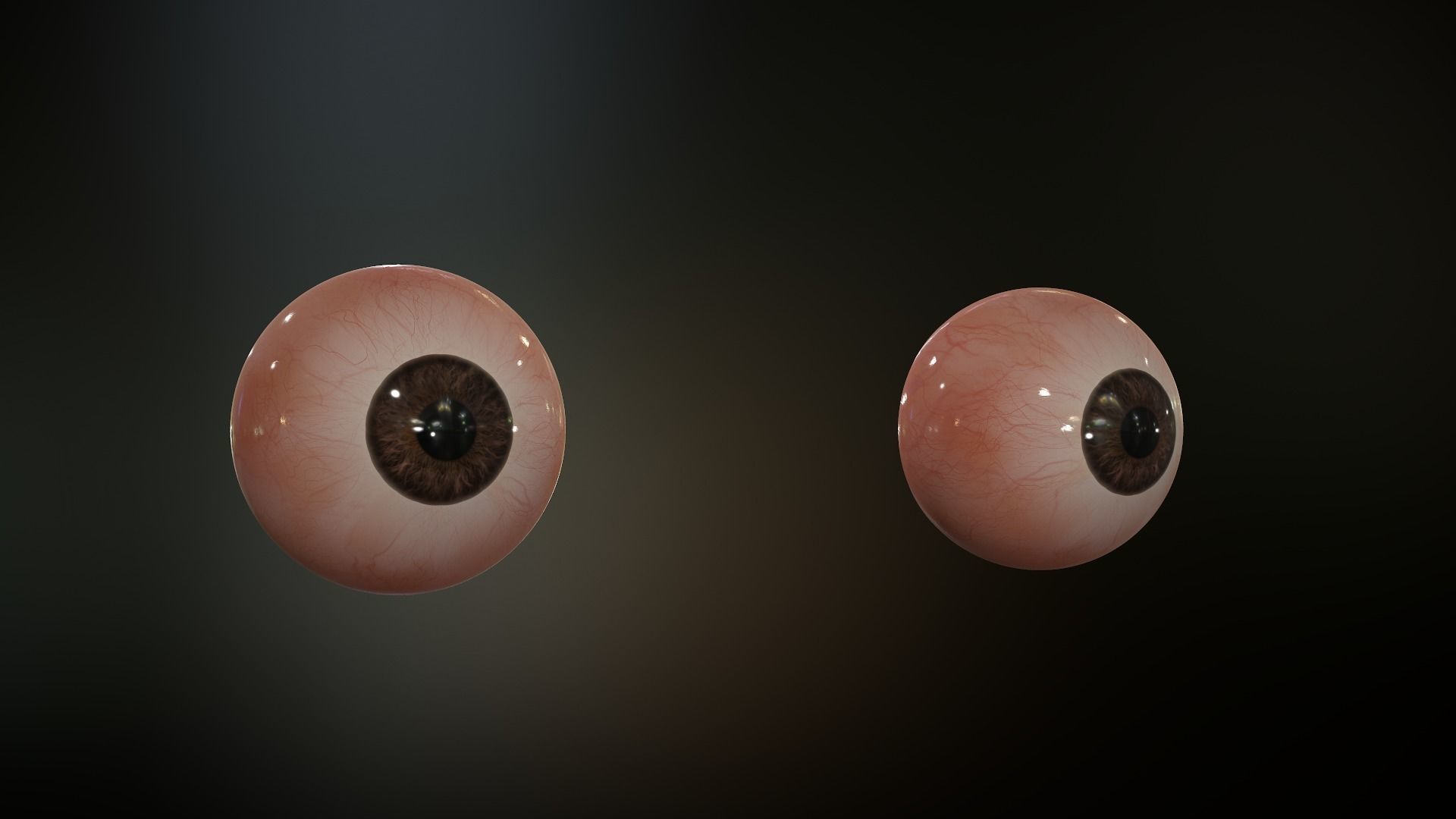 Realistic Human Eye Low-poly 3D model_18