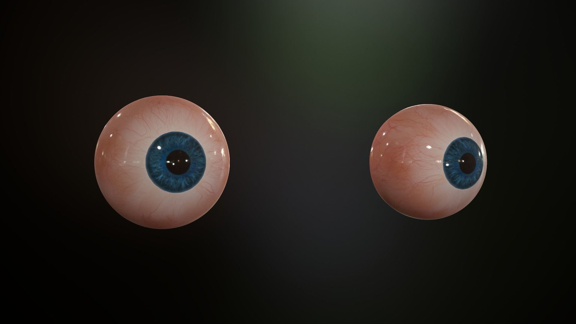 Realistic Human Eye Low-poly 3D model_14