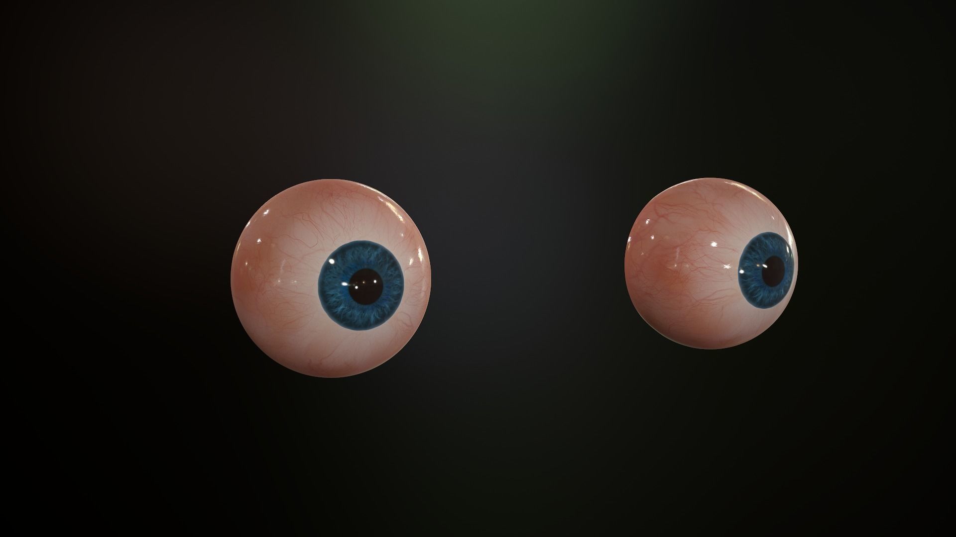 Realistic Human Eye Low-poly 3D model_21