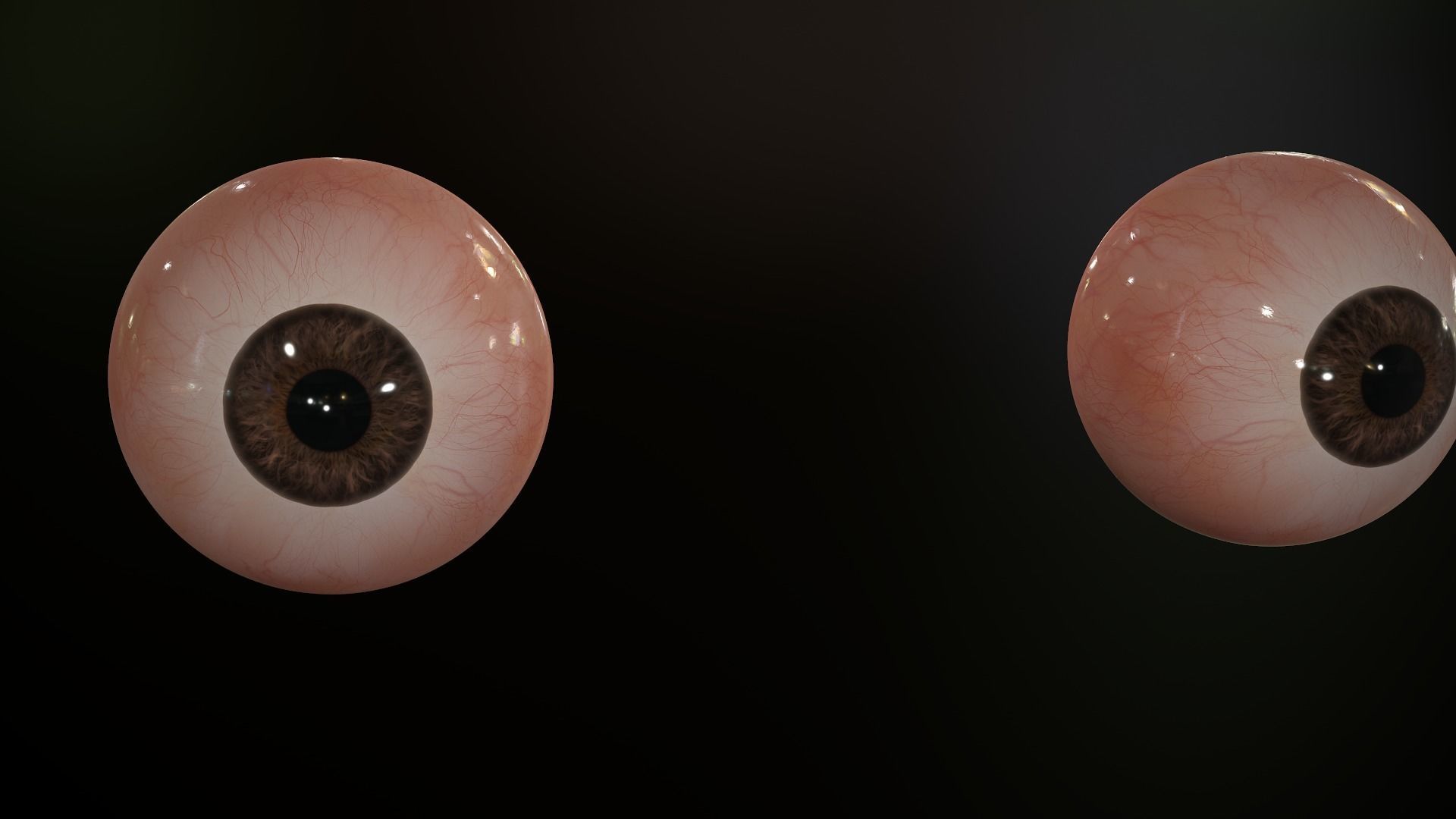 Realistic Human Eye Low-poly 3D model_22