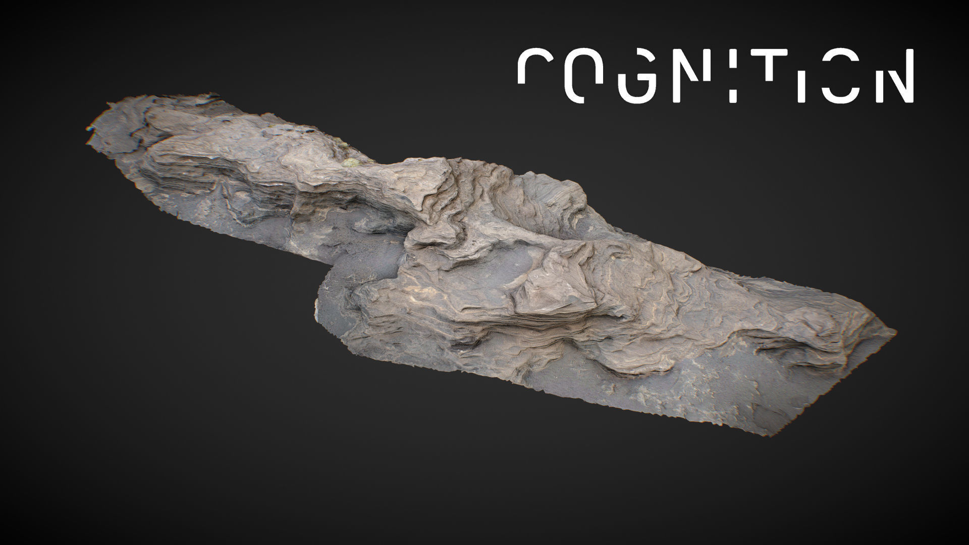 Iceland Tidal Rocks 02 Low-poly 3D model_1