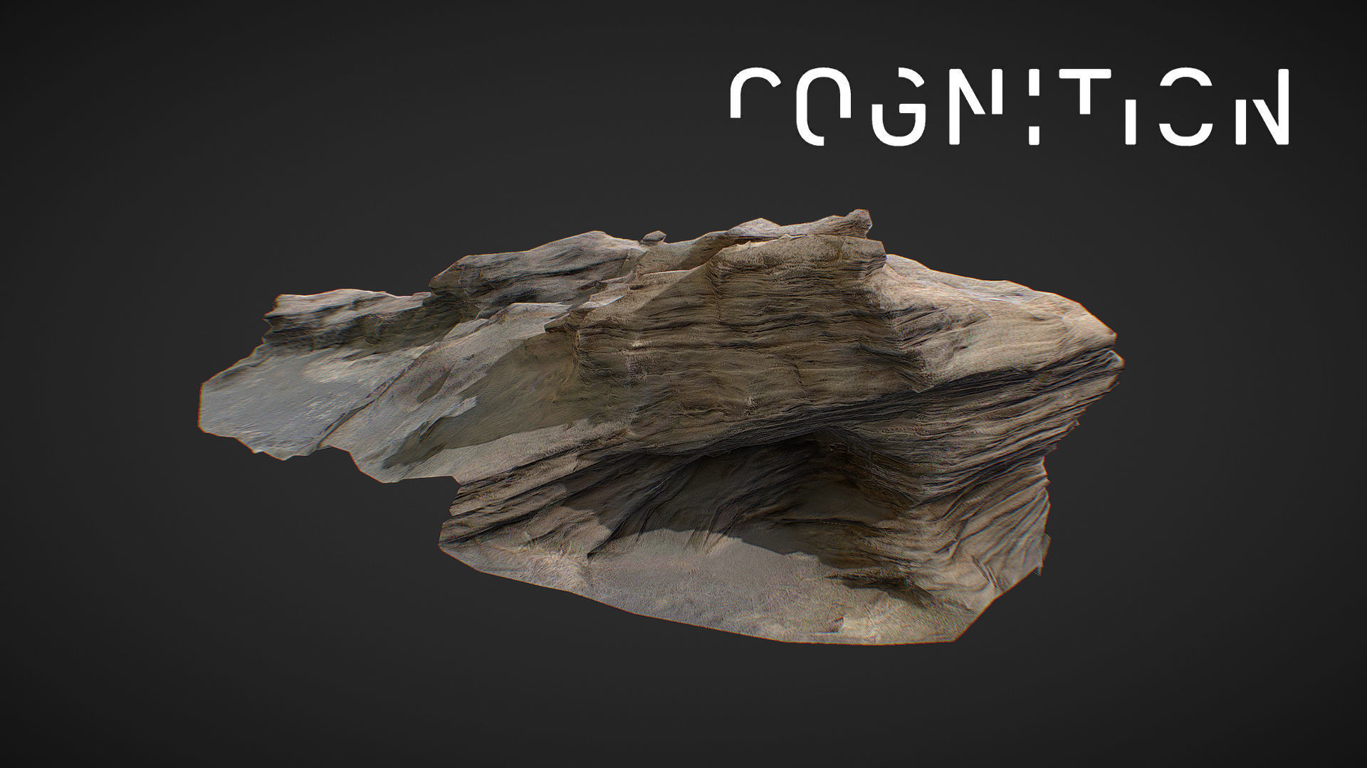 Iceland Tidal Rocks 01 Low-poly 3D model_2