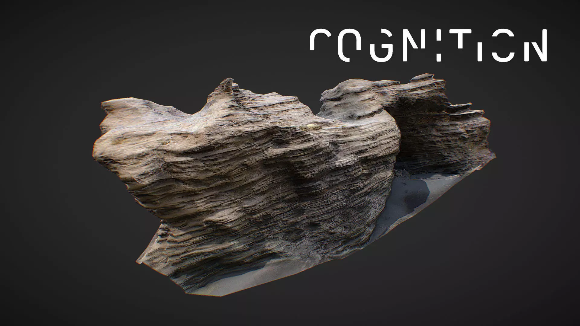 Iceland Tidal Rocks 01 Low-poly 3D model_0