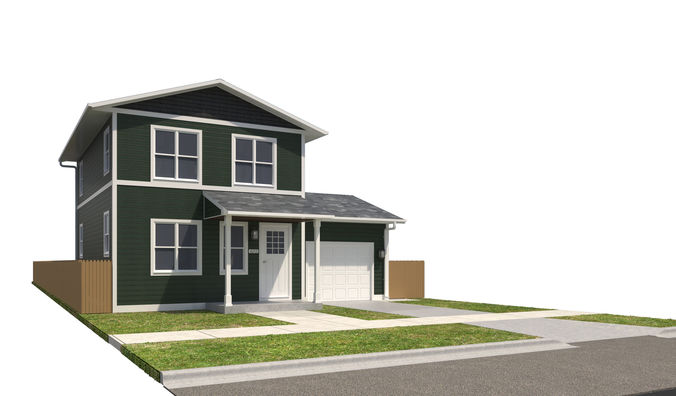 House-031 3D model 4