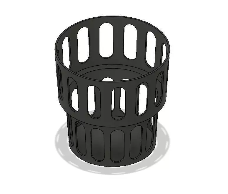 Dual Size Boba Cup Holder 3D print model_0