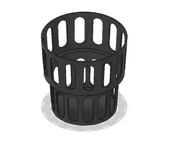 Dual Size Boba Cup Holder 3D print model