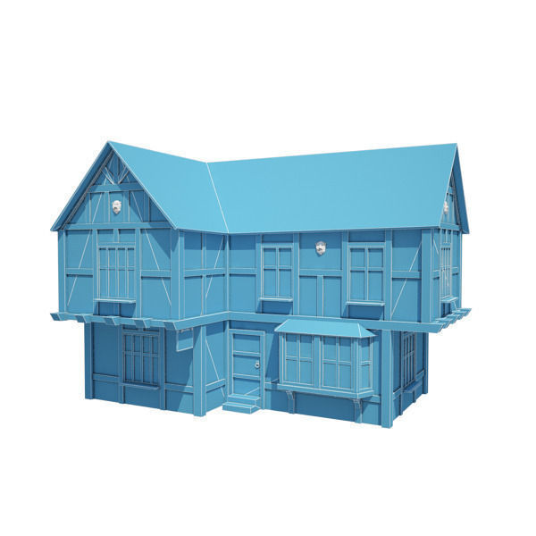 15 Medieval Buildings Model Pack Low-poly 3D model_30