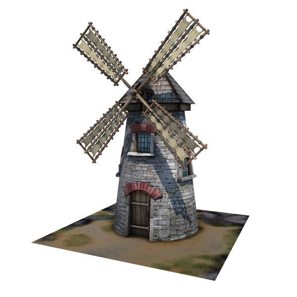 15 Medieval Buildings Model Pack Low-poly 3D model_17