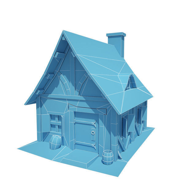 15 Medieval Buildings Model Pack Low-poly 3D model_16