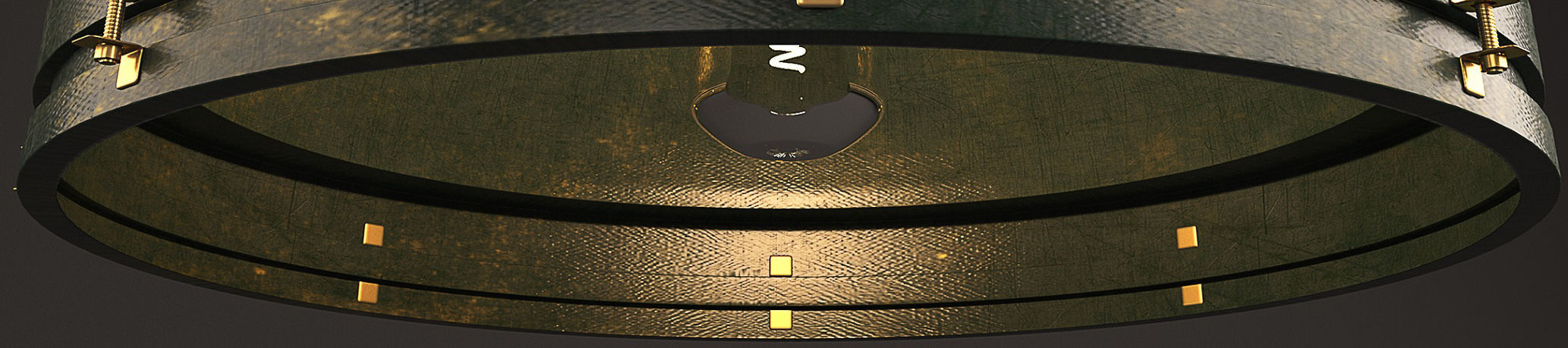 Ceiling lamp 3D model_3