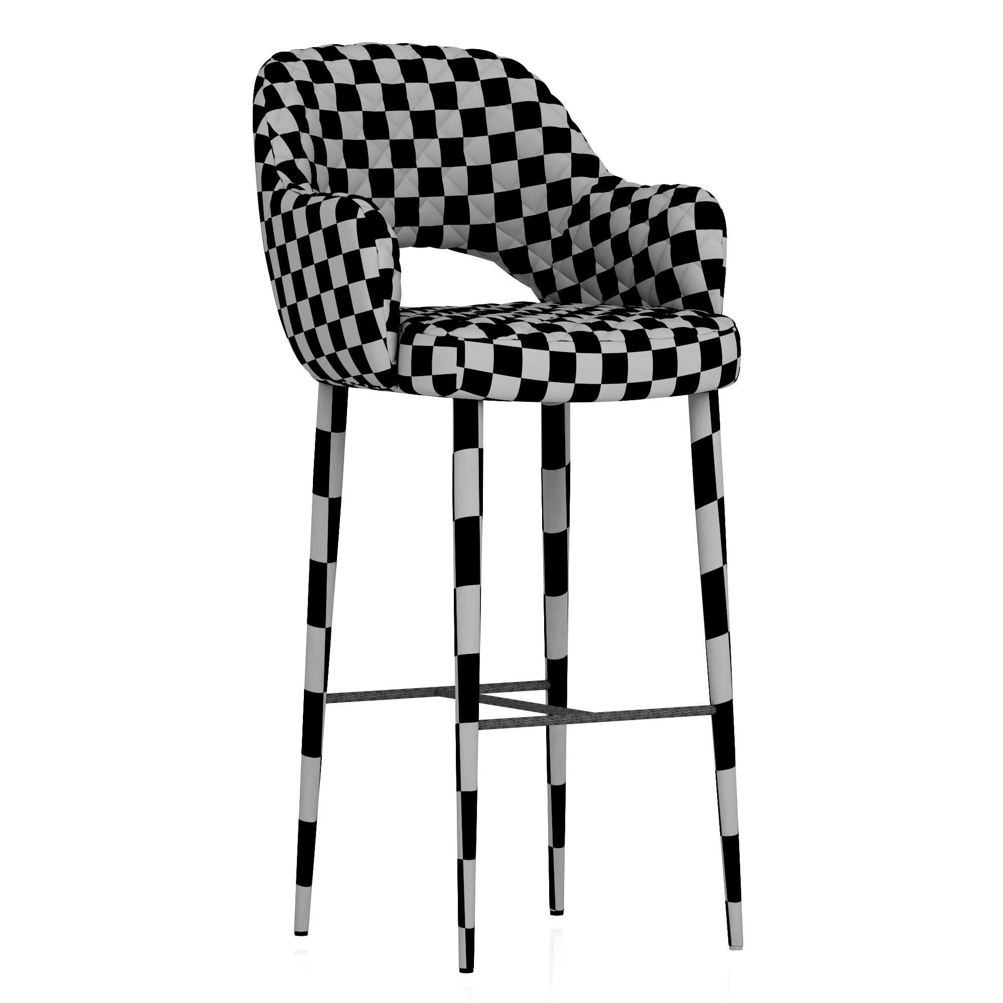 Deephouse Martin bar stool 3D model_8